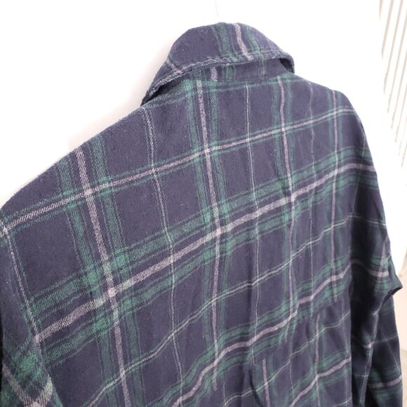 Spoon Jeans Multicolor Plaid Collar Button Up Long Sleeve Shirt Size M - Picture 16 of 16